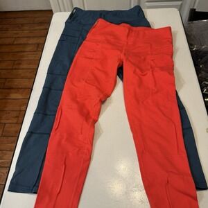 Lot of 2  Oiselle Pocket‎ Jogger Running Tights Stash Pockets Women's